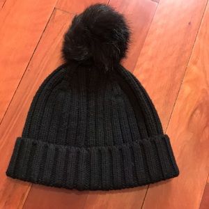 J. Crew Womens Black Winter Hat